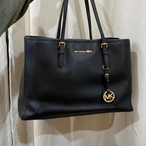 MK saffiano leather tote